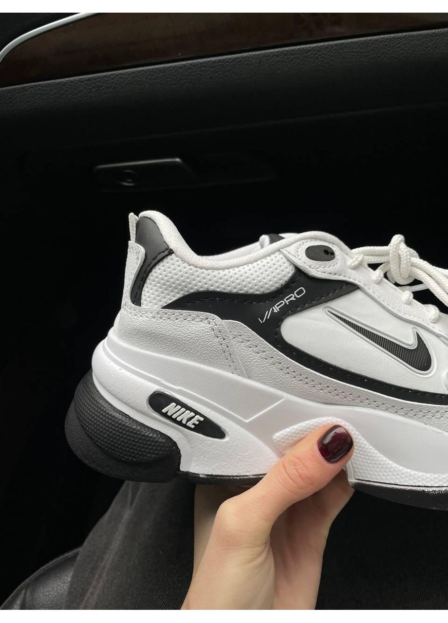 Черные демисезонные кроссовки мужские nike pro white black найк No Brand