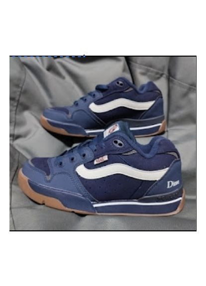 Синій Осінні кеди чоловічі vans x dime rowley xlt blue ванс ровлі хтл No Brand