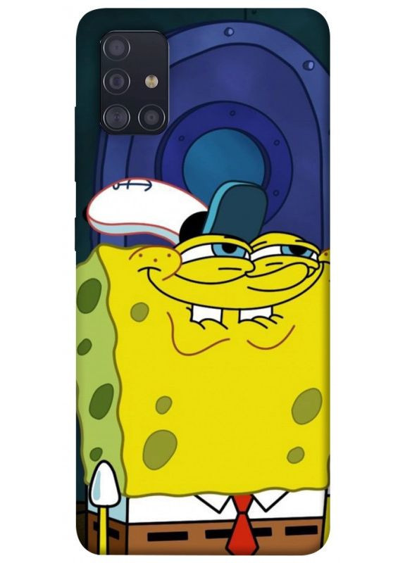 Чехол с принтом для Samsung Galaxy A51 / для самсунг галакси А51 Губка Боб No Brand (338607938)
