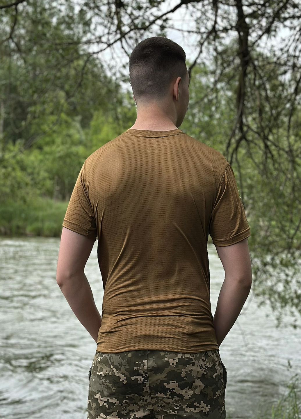 Койот футболка "base tactic" с коротким рукавом No Brand