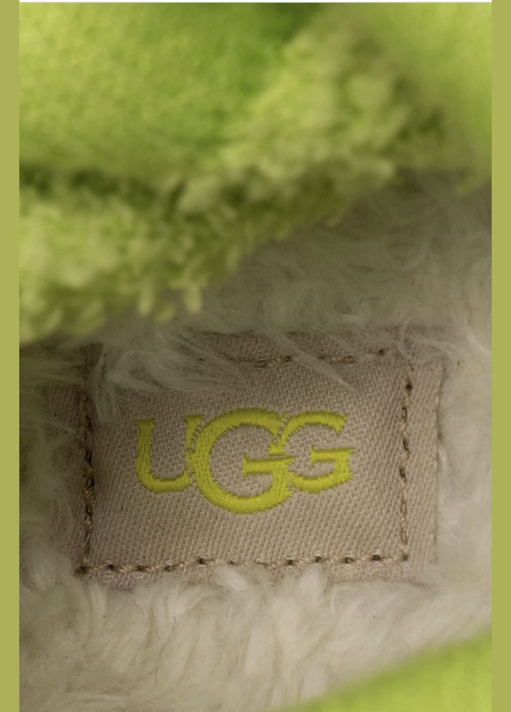 Салатові стильні клогі зі з'ємною шкарпеткою UGG Mule-Clog (345122898)