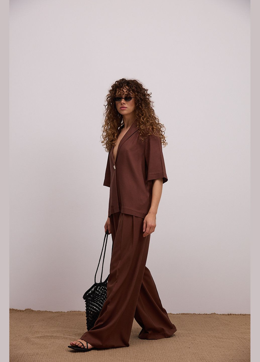 Женские палаццо из льна Arjen (336432961)