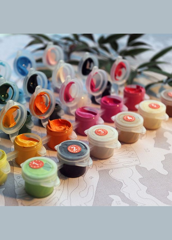 Картина за номерами Тюльпани з любов'ю Картини за номерами 40x50 Набір для живопису на полотні BS51324 Brushme (308988247)