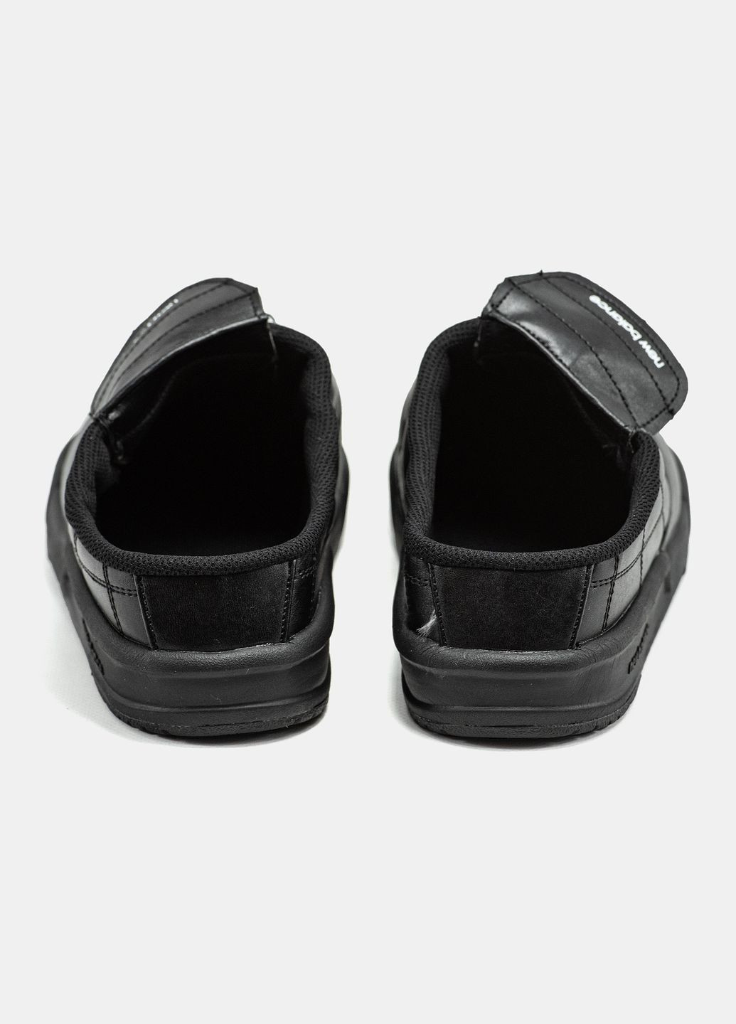 Чорні Осінні кросівки чоловічі і жіночі new balance terrace mule black | нью баланс тераса мюли чорні No Brand