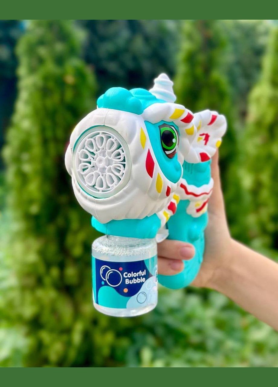 Пистолет с мыльными пузырями Bubble Fun 618 Голубой пистолет Fun Game (327797227)