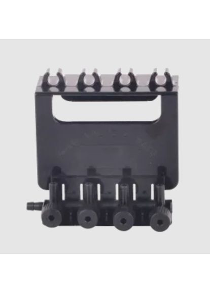 Кран на чотири виходи з власниками ACV-07, 4/6мм, пластик Resun (368720301)