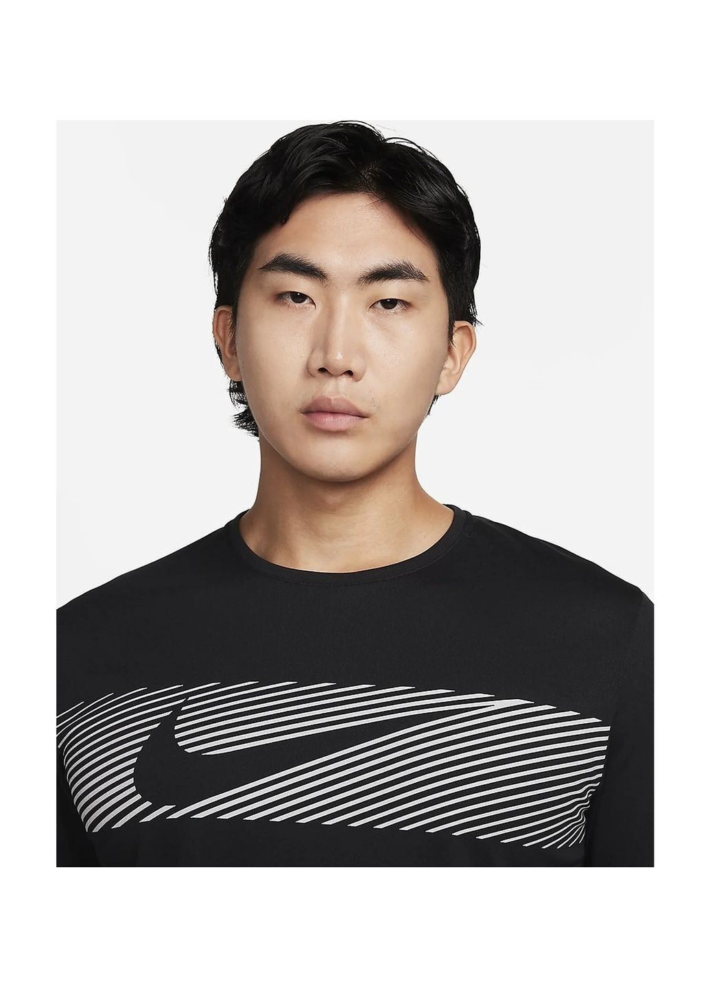 Лонгслів чоловічий Dri-Fit Flash Black Nike (365962262)