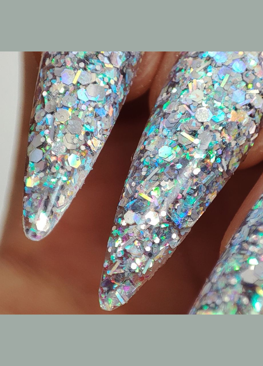 Рідкий Полігель №10 з крупним глітером 15мл Magic Girl (303635401)