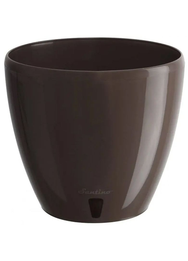 Горщик для квітів з автополивом Деко Твін 1,5 л шаде Santino (358202850)