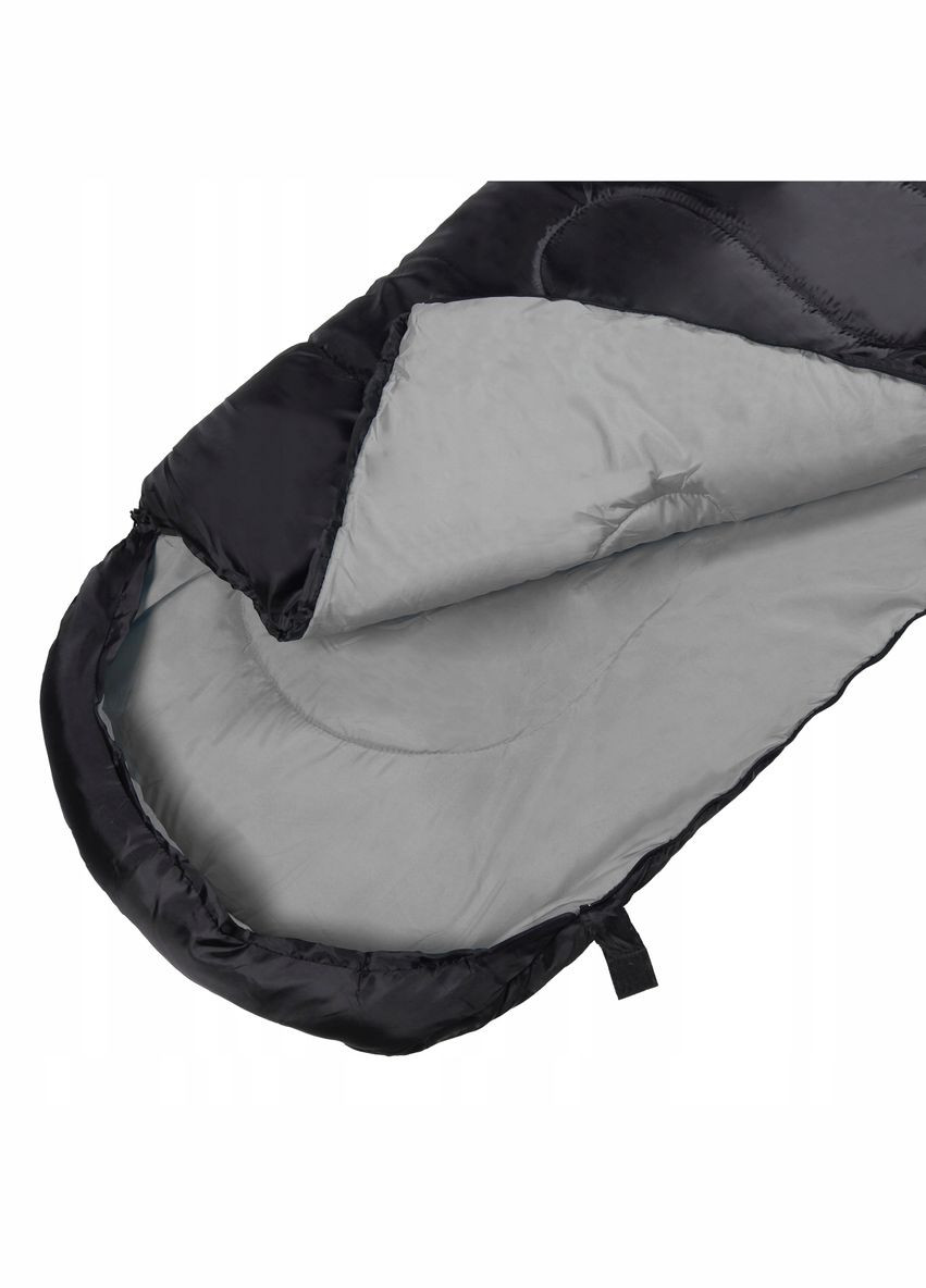 Спальный мешок (спальник) одеяло +2...+21°C R Black/Grey SportVida SV-CC0062 (297082689)