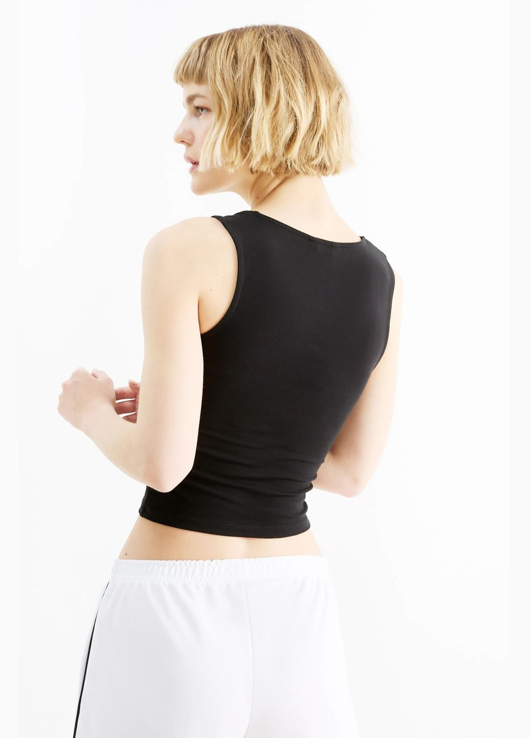 Кроп топ з бавовни C&A (329294798)