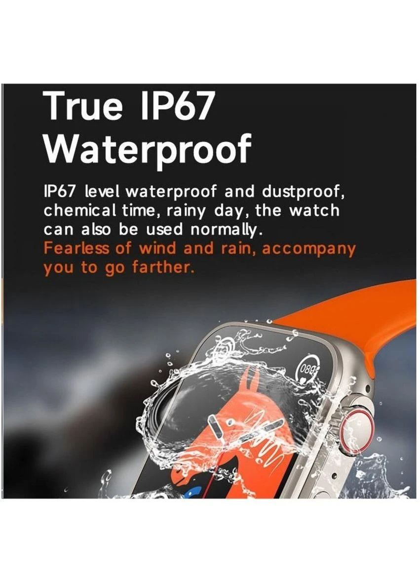 Смарт-годинник S10 Pro Ultra 2 IP67+GPS Orange BIG (300685729)