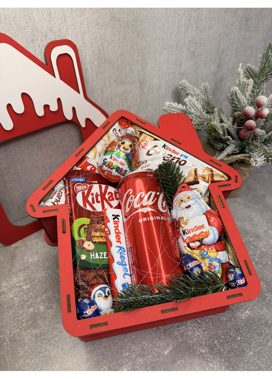 Новорічний подарунковий бокс “Будиночок” — справжній вибух святкового настрою! No Brand (368341417)