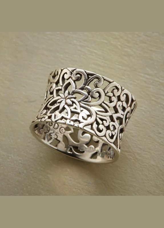 Старинное кольцо с мистическим узором в виде цветка для женщин размер 21 Fashion Jewelry (291119874)