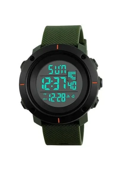 Годинник наручний чоловічий 1213AG ARMY GREEN BIG SIZE, брендовий чоловічий годинник. Колір: зелений Skmei (395311806)