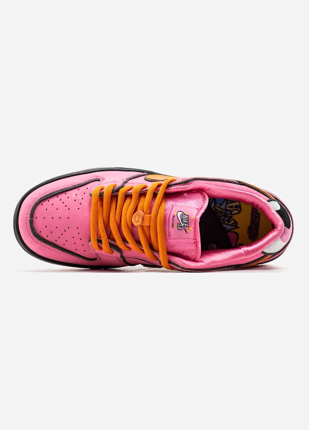 Кроссовки женские Nike SB Dunk Low x Powerpuff Girls pink | Найк сб данк низкие розовые No Brand розовые демисезоны (315761799)