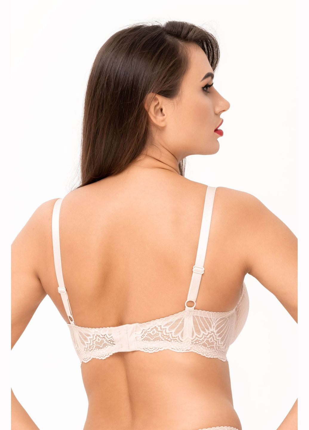 Пудровый бюстгальтер push-up eliza Kalyna полиамид