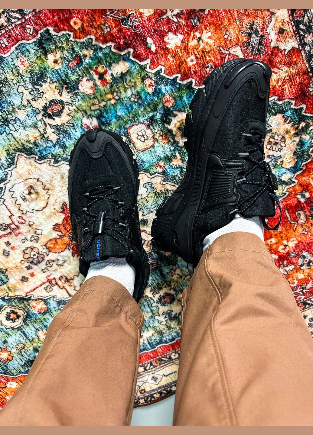 Черные демисезонные кроссовки мужские и женские nike vomero roam black | найк вомеро роам черные No Brand