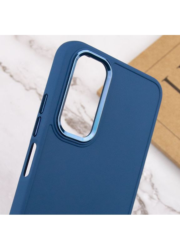 Чохол TPU Bonbon Metal Style для Samsung Galaxy A14 4G/5G Denim Blue No Brand (359476575)