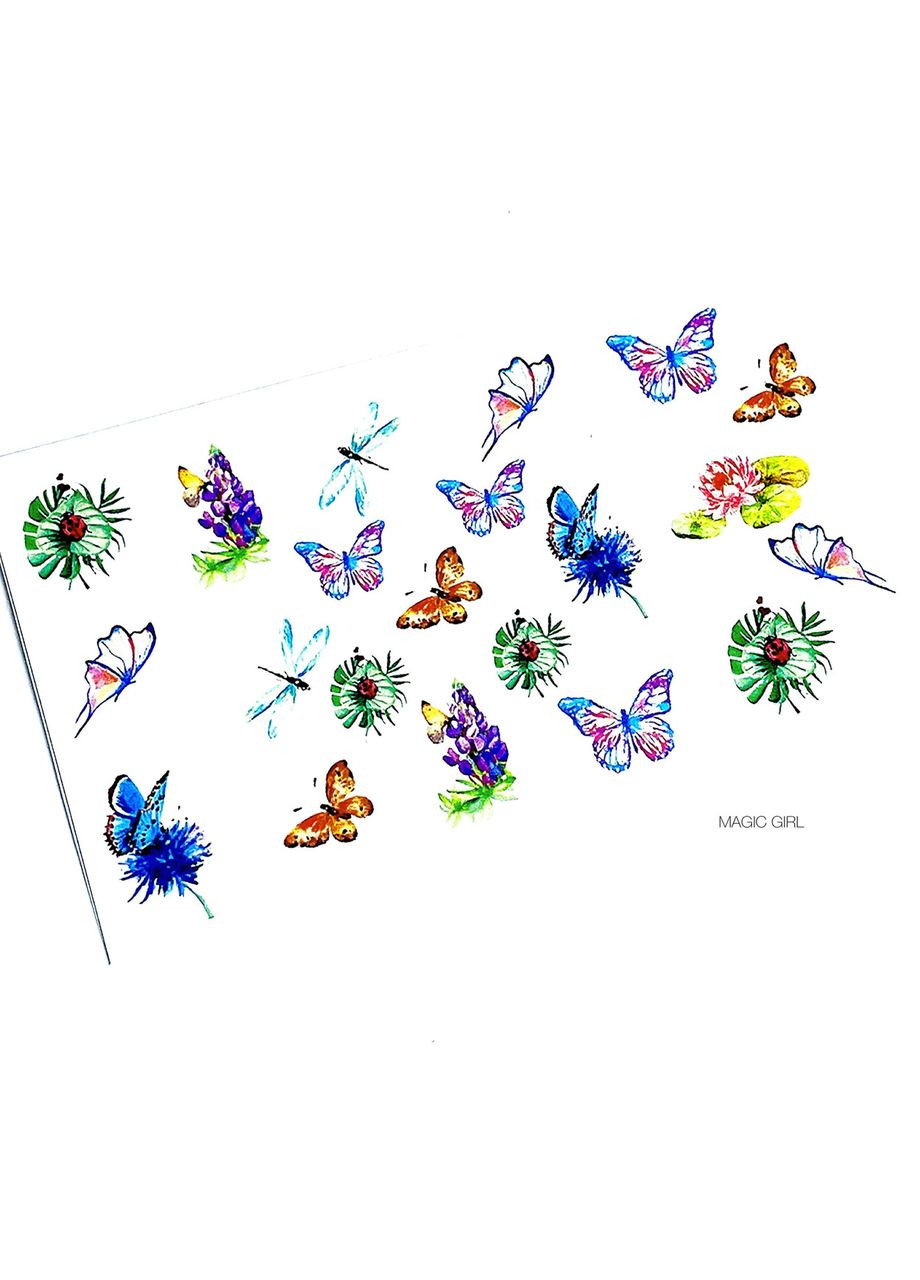 Наклейки Слайдер водний Ноготок (303357965)