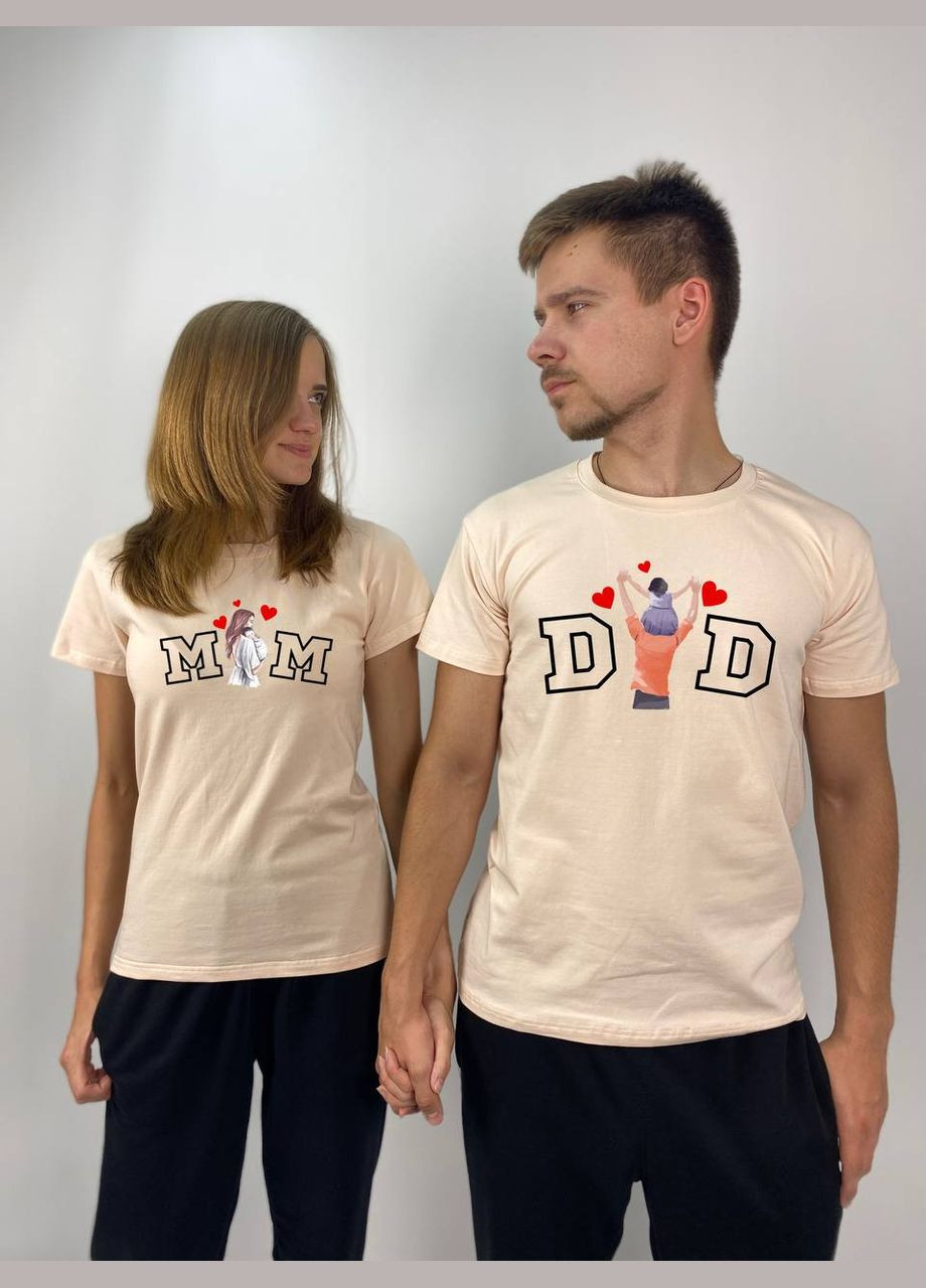 Футболки парные "Mom\Dad", Таш (623) Hand Made (358896665)