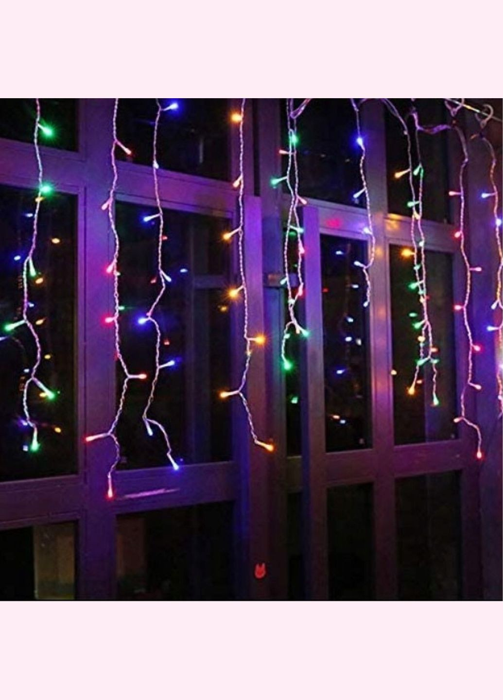 Гирлянда бахрома уличная (наружная) 8 м 200 LED Mix Springos CL0203 (344588912)