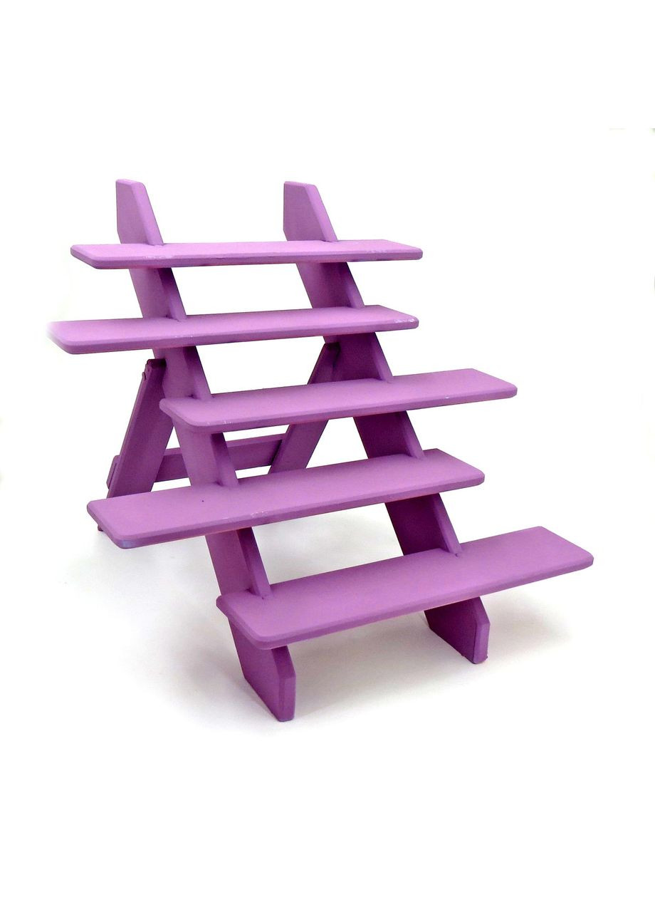 Підставка для квітів з дерева Алькала флокс (ЦВП-002455) No Brand (328230259)