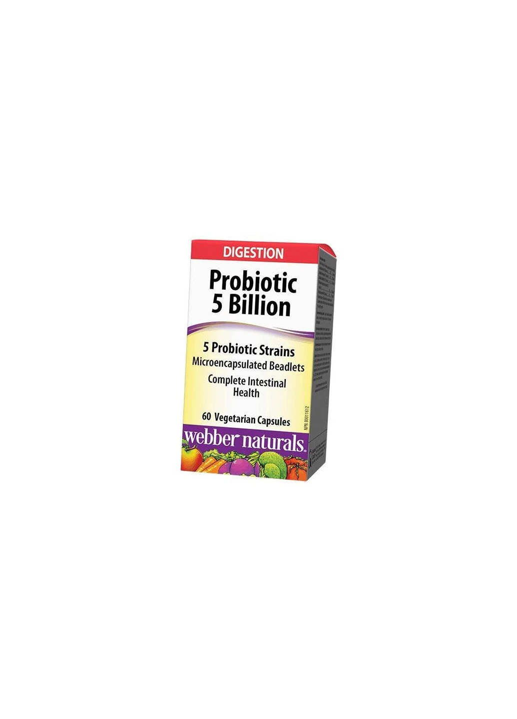 Пробиотики, Probiotic 5 Billion 5 Probiotic Strains, 60вегкапс (69485004) Webber Naturals (322723298)