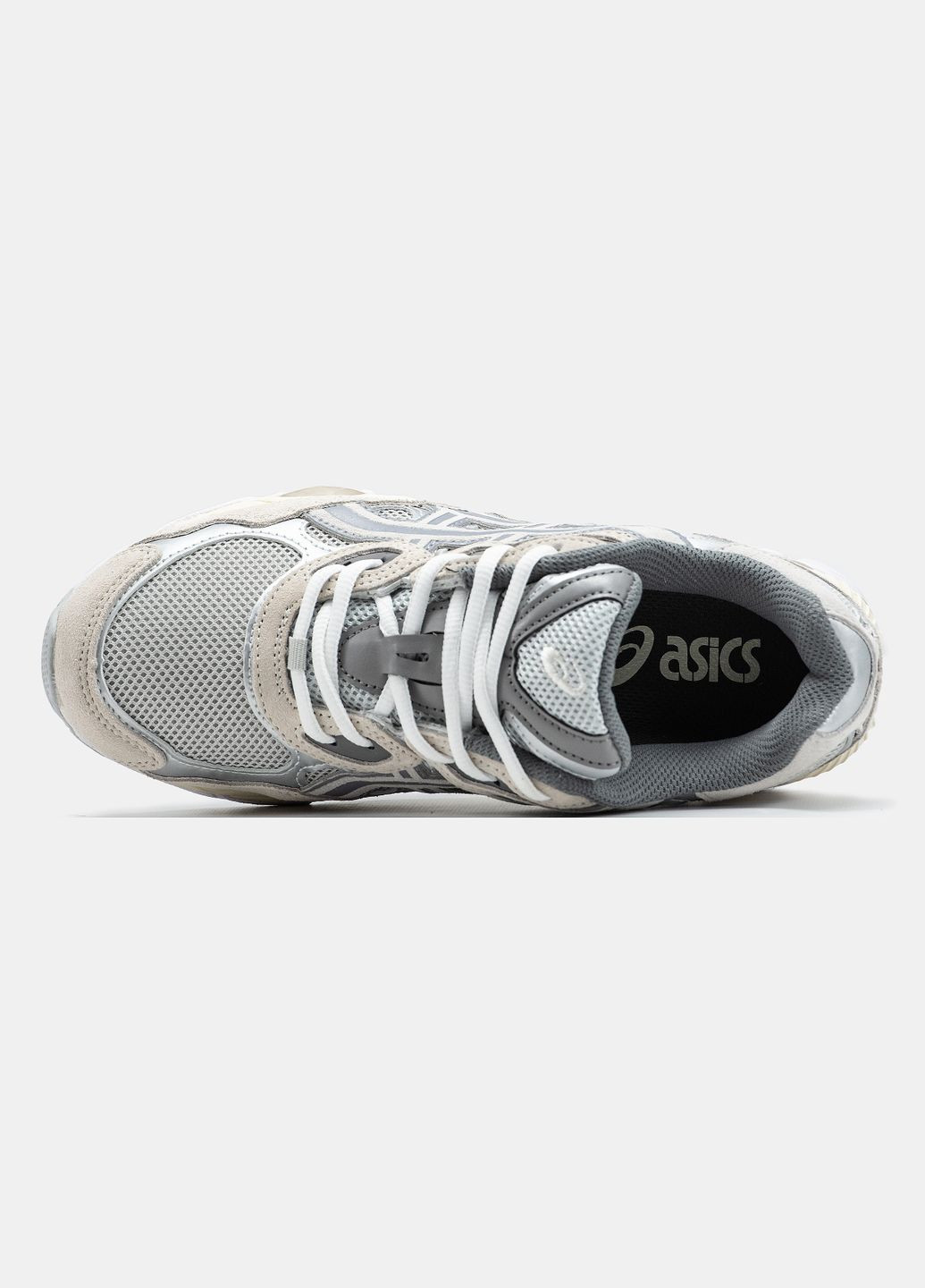 Кросівки жіночі і чоловічі Asics Gel-NYC grey beige | Асікс Гель-НЮК сірі демісезони (316706300)