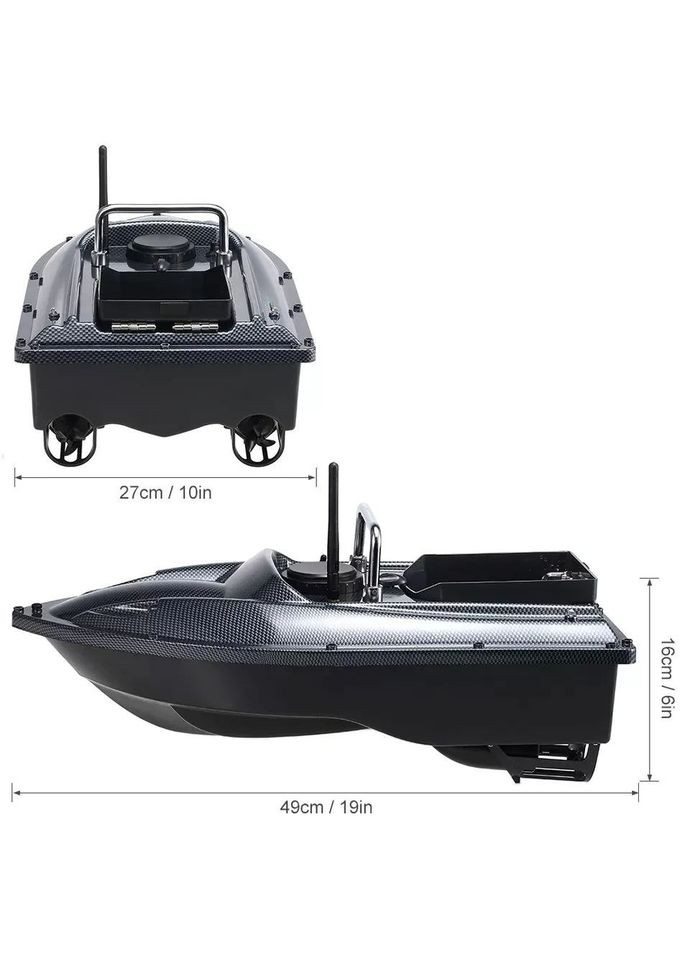 Кораблик для рыбака C118 Автопилот Подсветка Кораблик для завоза прикормки и снастей (Carbon) Fishgang (341317046)