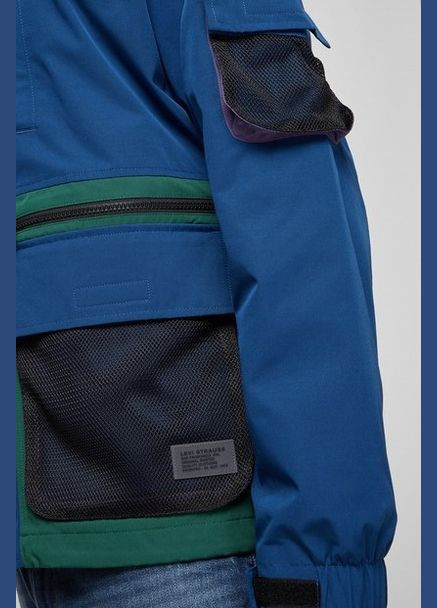 Синяя демисезонная куртка Levi's DRY Water resistant