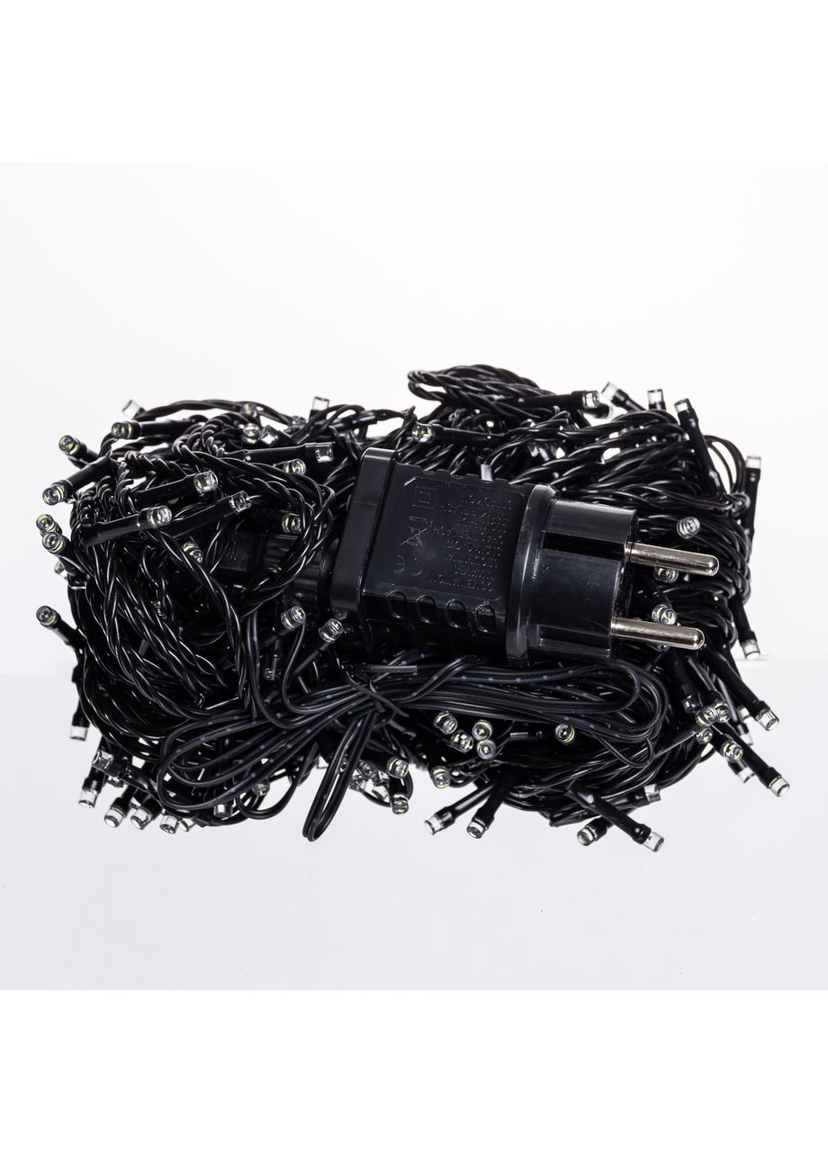 Гирлянда Нить уличная 30 (м) 300 LED черный провод Белый CF300L30MBW Jooki (366037788)