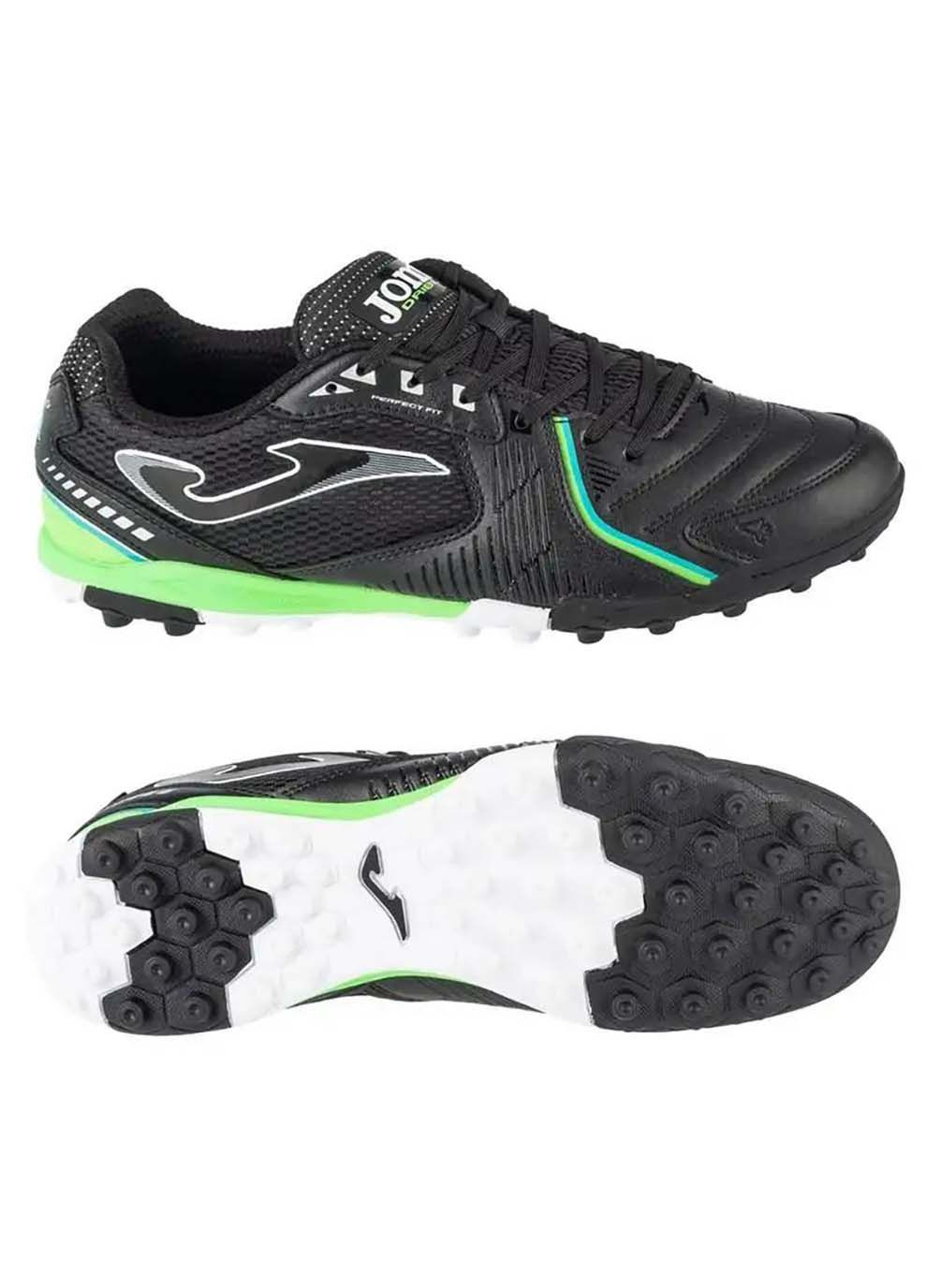 Чоловічі сороконіжки DRIBLING Чорний Салатовий Joma (367593823)