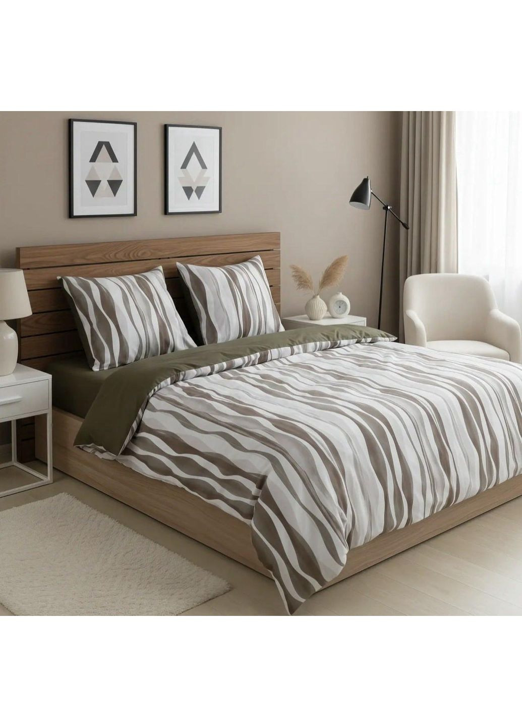 Постільна білизна ранфорс — 25416 полуторна Viluta (370034622)