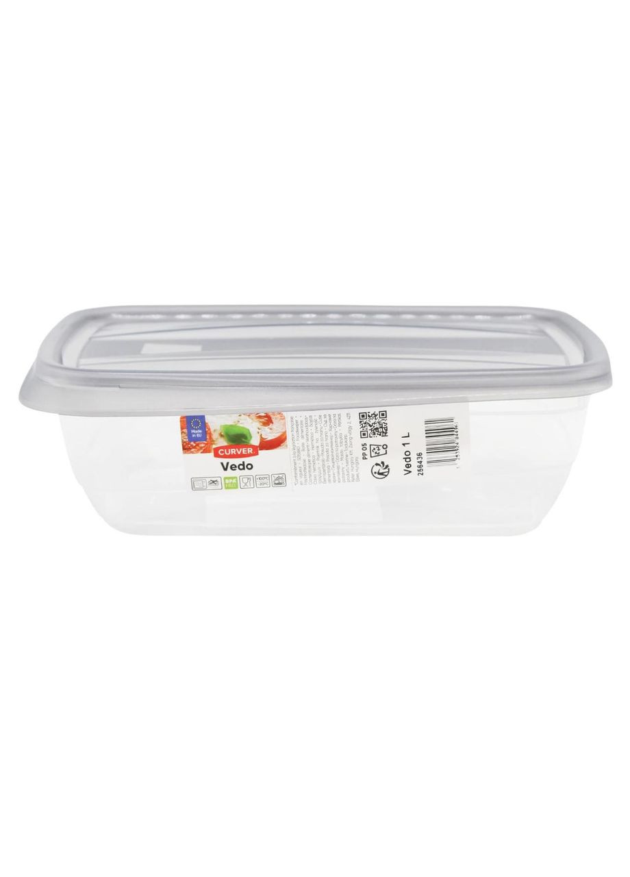 Контейнер для пищевых продуктов пластиковый с крышкой Vedo 1000 мл (03847) Curver (334007401)