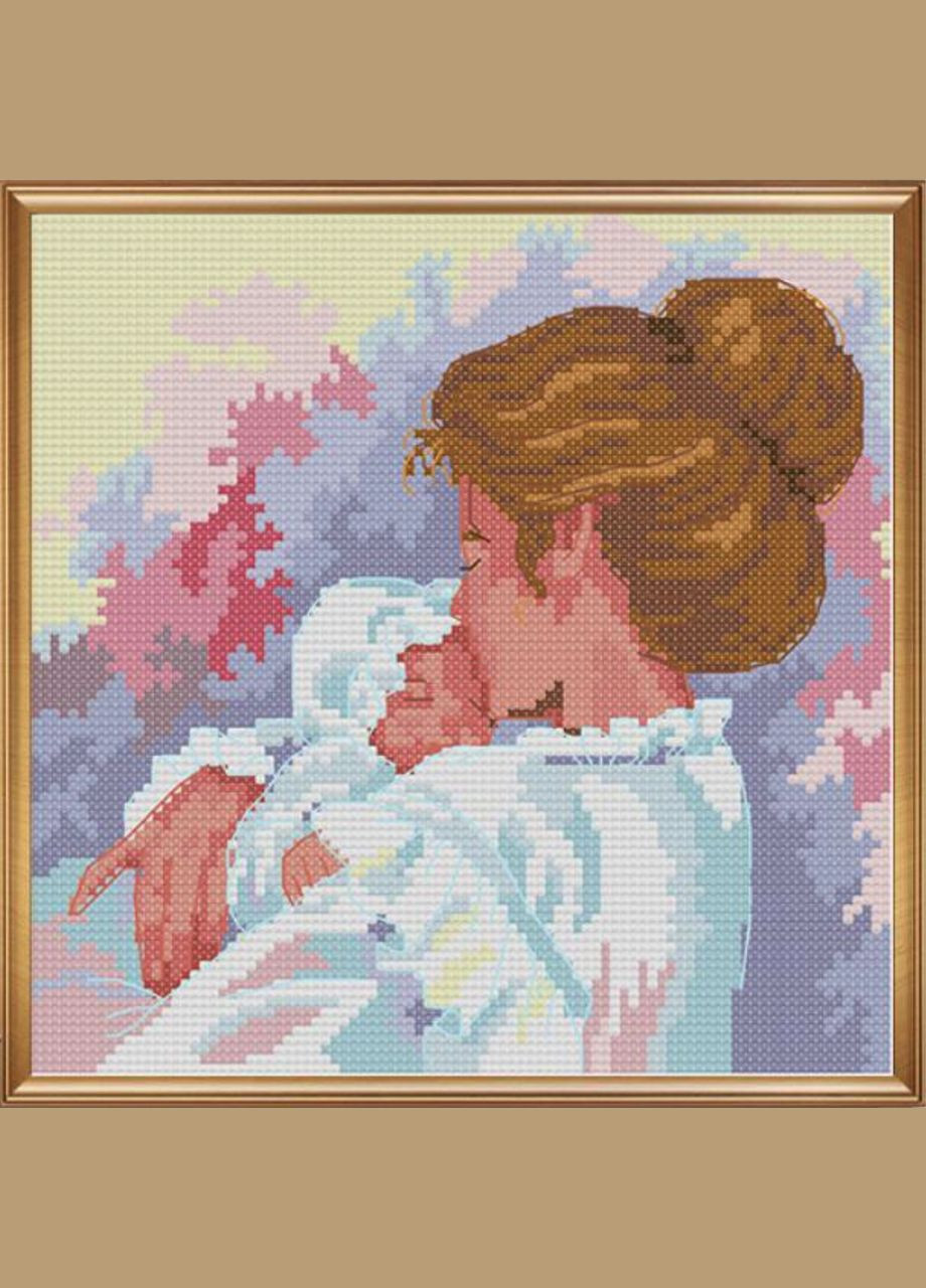 Набір для вишивання за нанесеною на канву схемою "Maternal Love 3". AIDA 14CT printed, 21*21 см Joy Sunday (313614502)