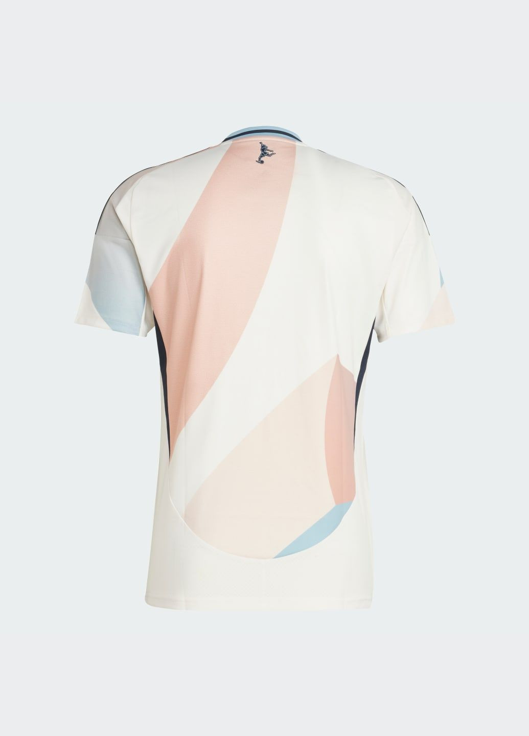 Белый демисезонный спортивный лонгслив adidas с логотипом