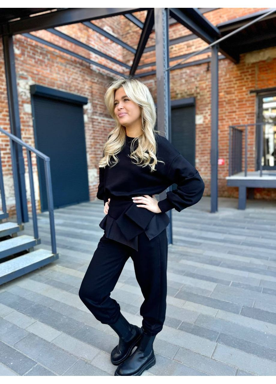 💃 Костюм с баской – элегантность в стиле спортшик! Размерная сетка в описании DK/DL Мода без кордонів (364966276)