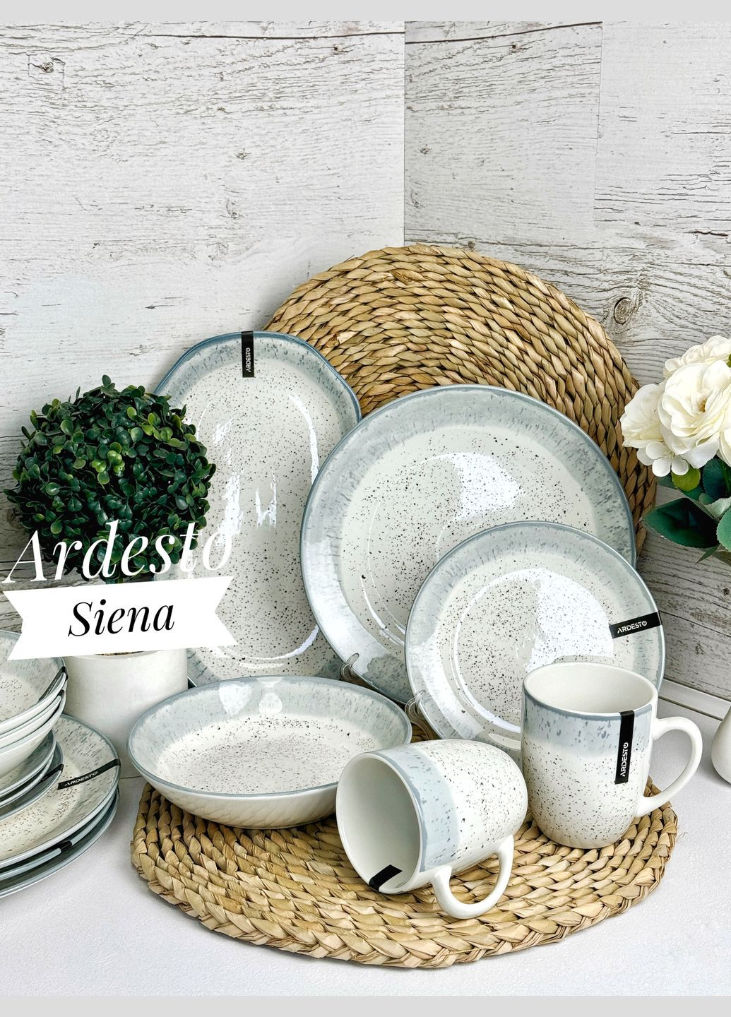 Набор посуды 21 предметов Siena AR2921SW/3 Ardesto (335079498)