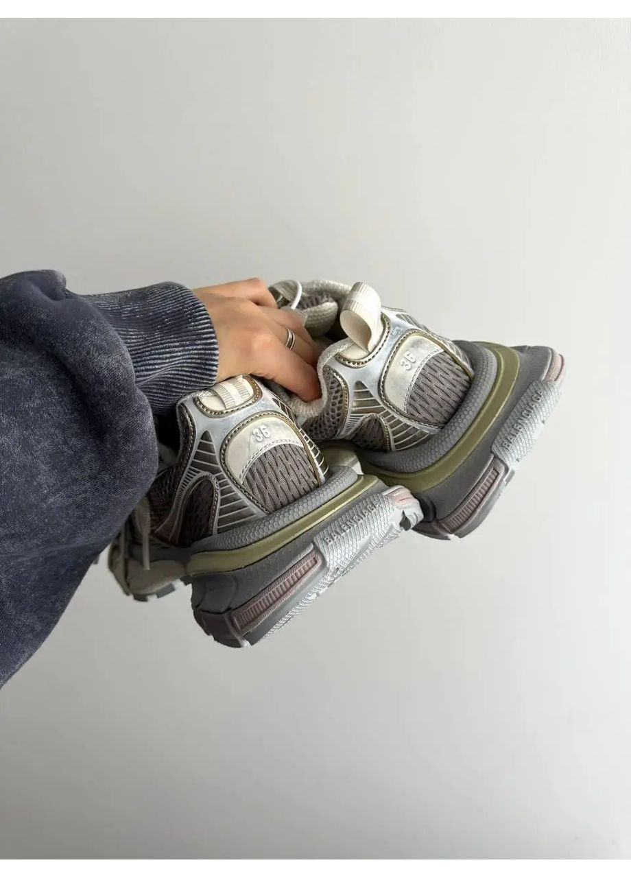 Сірі кросівки жіночі і чоловічі 3xl баленсіага 3хл sneakers dirty beige No Brand