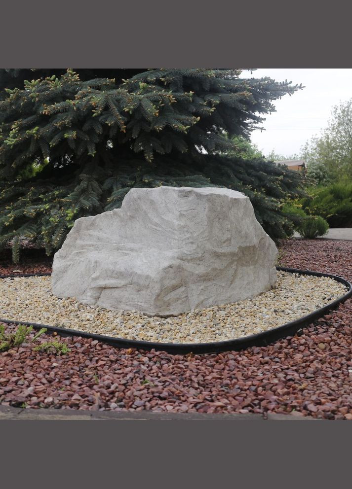 Ландшафтный Валун (камень) беж мрамор 79х77х38 см (ССПГ000095 БежМарм) Гранд Презент (285720641)