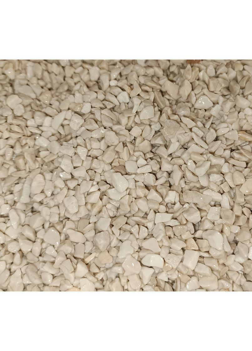Грунт 76 декоративный галька Бежевый мрамор крем 3-6 мм, 1 кг Chico'S (368484336)