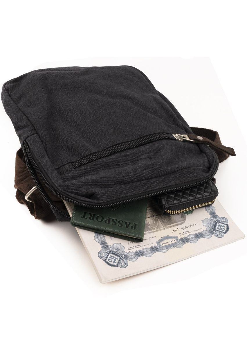 Сумка мужская через плечо 20079 Черный Vintage (302008112)