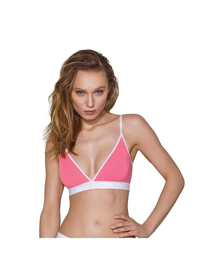 Рожевий спортивний топ з подвійними бретелями ps007 top, pink - cherrylove Passion