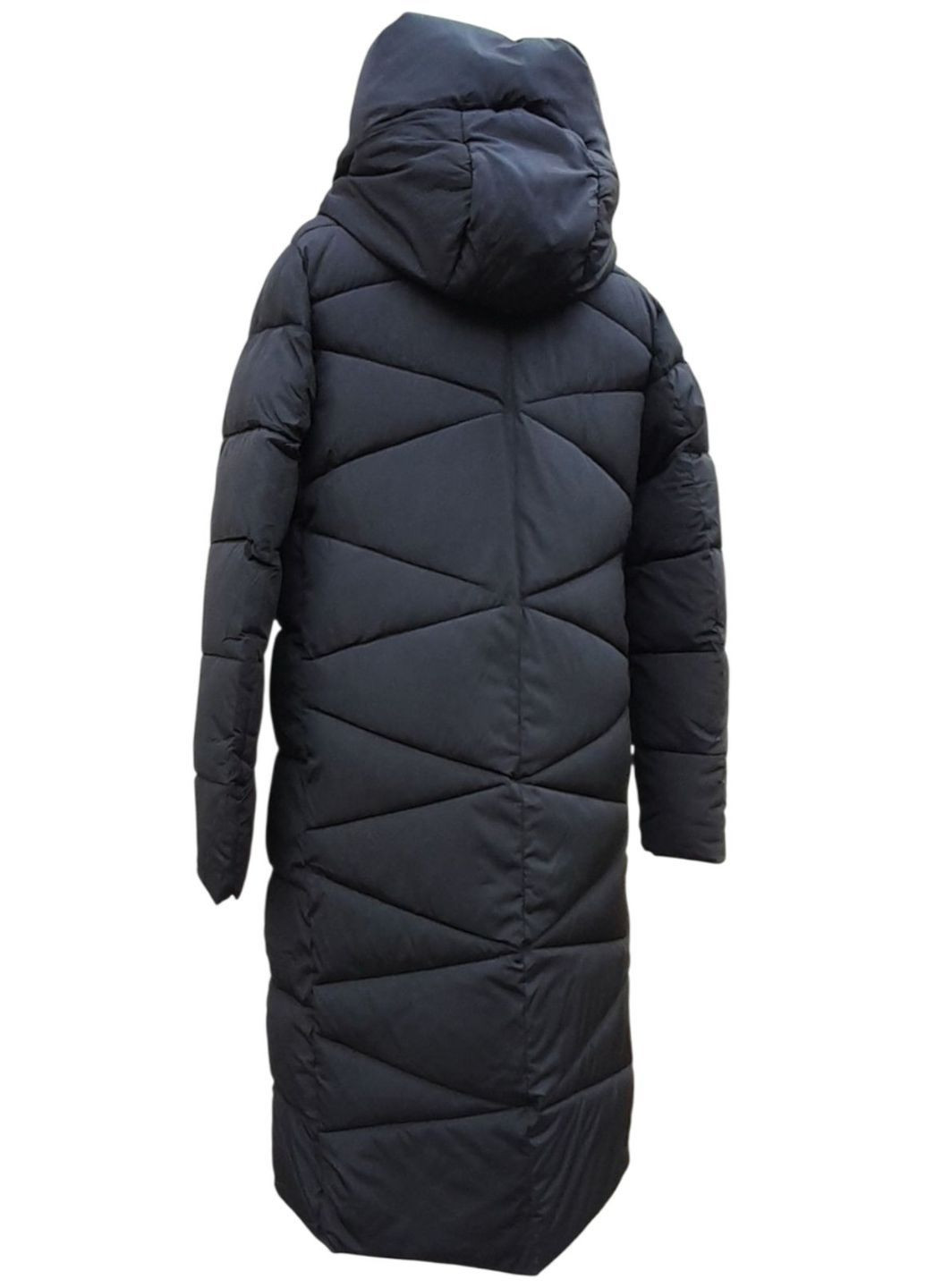 Чорна зимня жіноча зимова куртка-пальто куртка-пальто No Brand