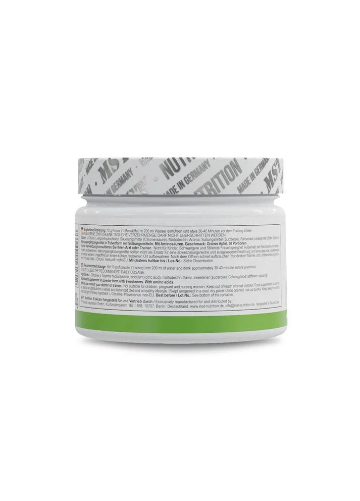 Аминокислотный комплекс Amino Pump Зеленое яблоко 300 г MST (361114128)