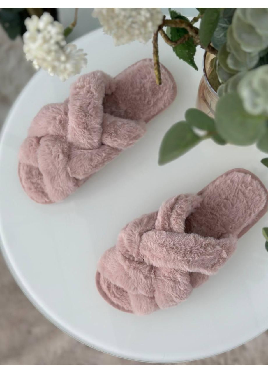 Розовые тапочки No Brand