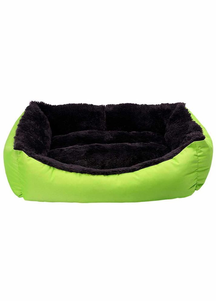 Лежак для животного JELLYBEAN прямоугольный (салатовый/черный) 78*60*22 см, 25 кг L (*) Milord (304424618)