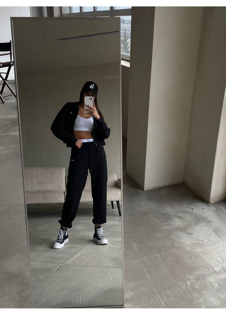 Жіночий костюм Чорний, 42/44 No Brand (366499808)