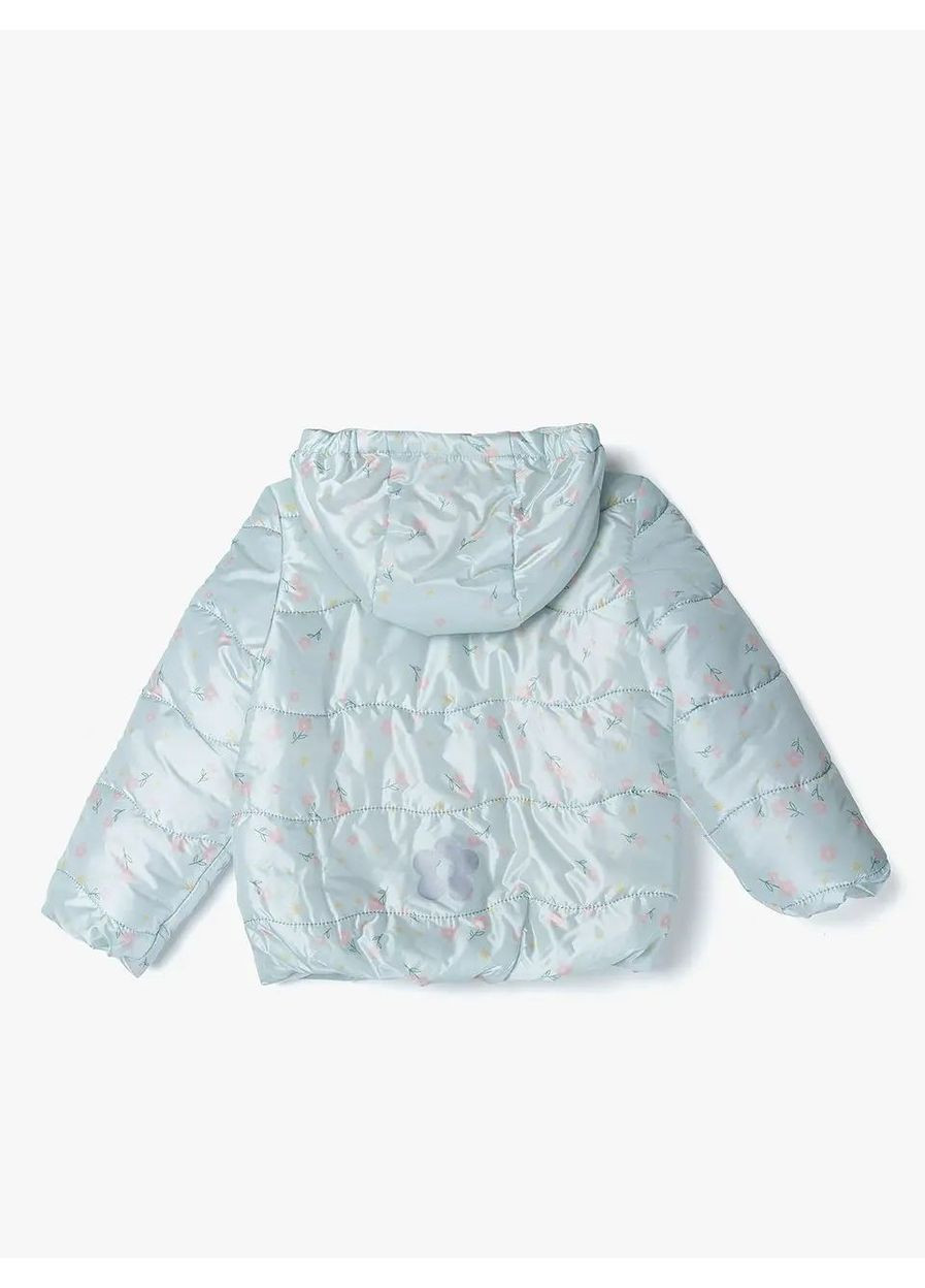 М'ятна куртка демісезон,м'ятний в кольорові візерунки,. 5.10.15